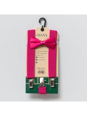 Çocuk Pantolon Askısı Papyon Set ( 0-24 Ay )