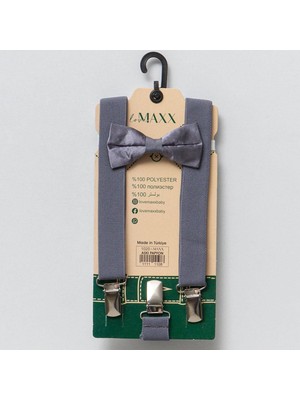 Çocuk Pantolon Askısı Papyon Set ( 0-24 Ay )