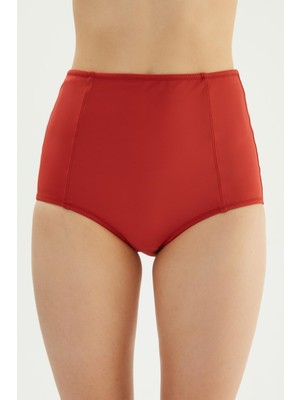 Eros 2512 Kiremit Yüksek Bel Bikini Altı