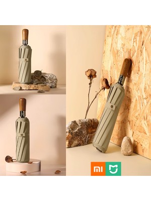 Xiaomi Mijia Tam Otomatik Maun (UDF99+ Güneş / Yağmur)  Hafif Fiber Iskeletli Şemsiye