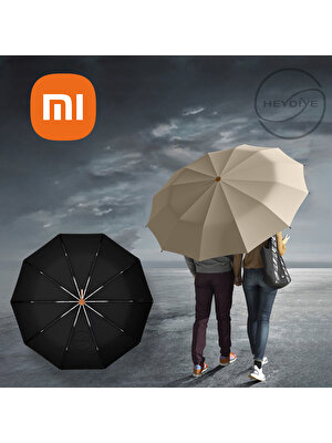 Xiaomi Mijia Tam Otomatik Maun (UDF99+ Güneş / Yağmur)  Hafif Fiber Iskeletli Şemsiye