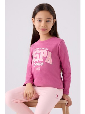 U.s. Polo Assn. Kız Çocuk Mor Pijama Takım 50299862-VR038