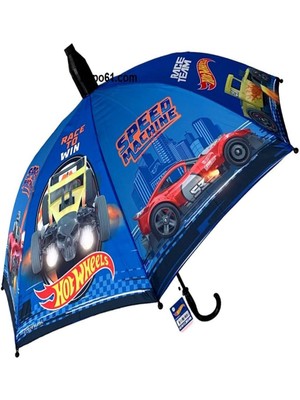 Xsay Hot Wheels Bardaklı Şemsiye Lisanslı Erkek Çocuk Şemsiyesi