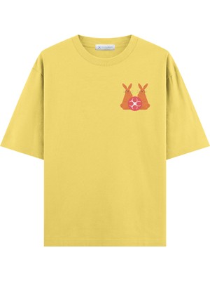 Coutliner Rabbit Oversize T-Shirt (Ekstra! Bol Kesim)