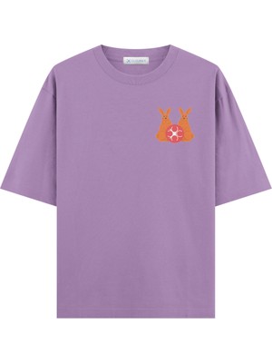 Coutliner Rabbit Oversize T-Shirt (Ekstra! Bol Kesim)