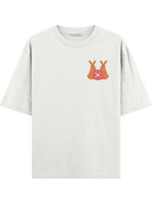 Coutliner Rabbit Oversize T-Shirt (Ekstra! Bol Kesim)