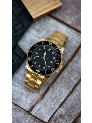 Has Gold Metal Kordon Analog Kol Saatleri