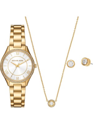 Michael Kors MK4849SET Kadın Kol Saati Kolye ve Küpe Seti