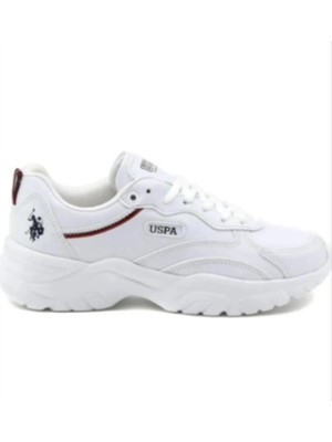 U.S. Polo Assn. 4W Tracey 4pr Kadın Spor Ayakkabı A101812936 Beyaz/lacı/kırmızı