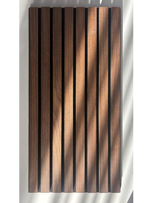 Şahan Art Deco Akustik Duvar Paneli / 30 x 60 cm / Ceviz / 1 Adet