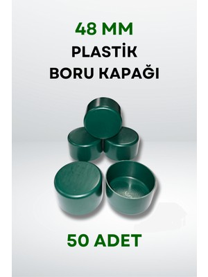 Plastik Boru Kapağı 48 MM (50 Adet)