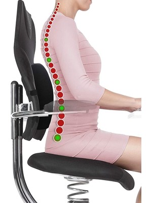 Lüx Ortopedik Sırt Minderi Araç Koltuk Sandalye Bel Yastığı Bel Desteği Bel Minderi