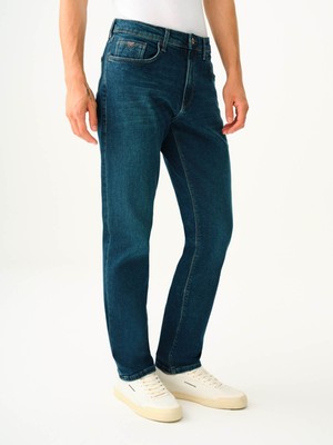 Loft Erkek Jean Pantolon Petrol LF2037019 Terrybrown Slim Fit