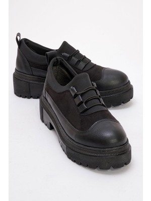 Ccway Kadın Günlük Ayakkabı Siyah Cilt