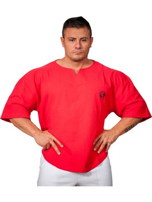 Kırmızı Antrenman Tişörtü Rag-Top  Big Sam 3140