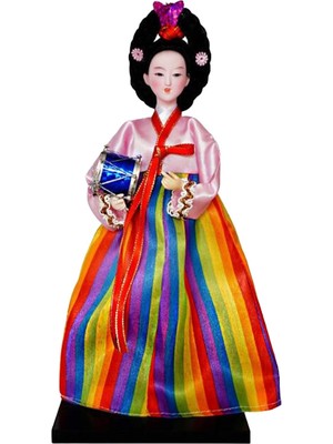 Maelove Hanbok Dekoru Minyatür Kadın Heykeli Geyşa Kimono Heykelciğ (Yurt Dışından)