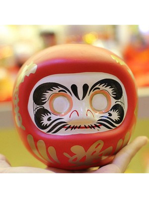 Maelove Japon Daruma Süsü Şanslı Işi Churinga Kırmızı (Yurt Dışından)