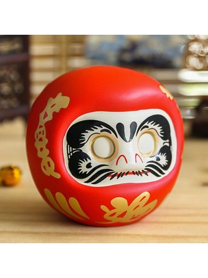 Maelove Japon Daruma Süsü Şanslı Işi Churinga Kırmızı (Yurt Dışından)