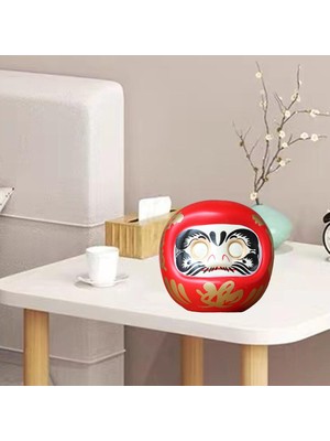 Maelove Japon Daruma Süsü Şanslı Işi Churinga Kırmızı (Yurt Dışından)