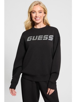 Kadın Cecılıa Cn Önü Logolu Sweatshirt - Siyah