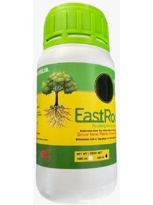 East Root 100 ml 2000 Ppm Çalı Ağaç Kalem Çelik ile Çoğaltma Köklendirme İçin Kullanıma Hazır Kök Hormonu Iba Çözelti