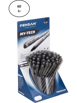 Pensan My Tech 1 mm Tükenmez Kalem 60 Lı 2250