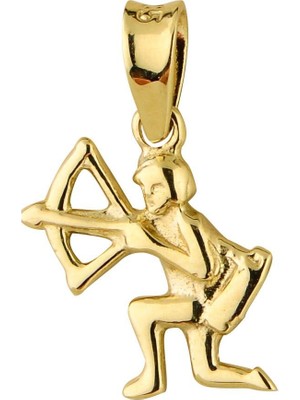 goldkupe 14 Ayar Altın Kova Burç Kolye Ucu 0,62 gr