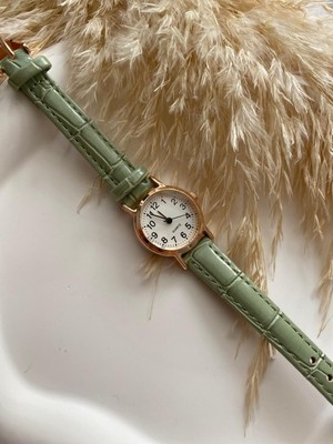 Quartz Bs Stıll Vintage Kadın Kol Saati Retro Quartz Minimal Deri Dordon 1 Adet