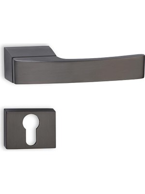 Soho Lotus Serisi Kapı Kolu Seti Köşeli Rozetli