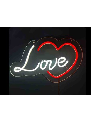 Kamer Neon Led Işıklı Love