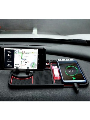 Alfa Life Marketing Torpido Üstü Numaratörlü Telefon Tutucu Kaydırmaz Mat