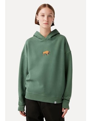 Wwf Market Bizon Hoodie Kapüşonlu Sweatshirt Unisex Yetişkin