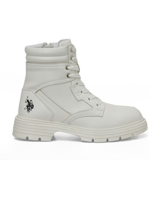 U.S. Polo Assn. Fanly 4Pr Beyaz Kadın Bot