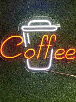 Kamer Neon Led Işıklı Cafe Coffoe