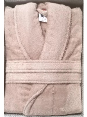 Özdilek Colourist Şal Yaka Bornoz Sütlü Kahve Xxl Beden