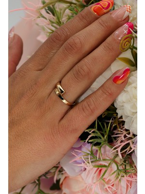 Naze Kuyumculuk 14 Ayar Altın Kibrit Çöpü Günlük Yüzük