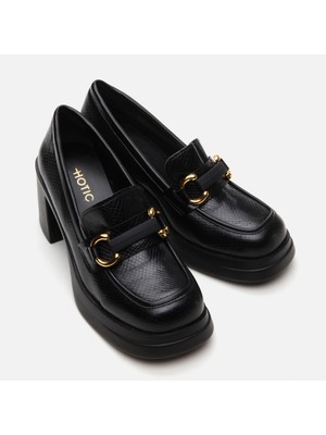 Hotiç 01AYH297690A100 SIYAH Kadın Loafer