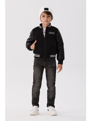 Iceberg Bg Store Erkek Çocuk Siyah Ceket