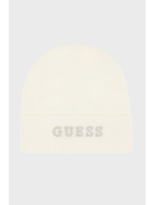 Guess Beanie Logo Işlemeli Bere AW5189POL01 Bayan Bere AW5189 POL01 Off