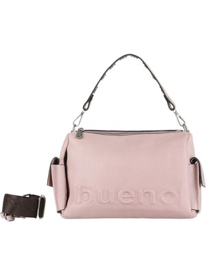 Bueno Shoes Gül Kurusu Deri Kadın Kol Çantası 01WBA7943 01WBA7943