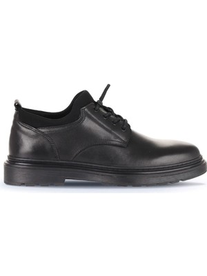 Bueno Shoes Siyah Atlas Deri Erkek Klasik Ayakkabı 07MA2351SL270 07MA2351SL270