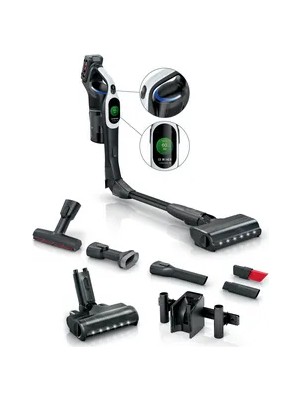 Bosch BCS1041WAC Unlimited 10 Dikey Şarjlı Süpürge, 0,4 Litre Toz Haznesi ve Güçlü Emiş Teknolojisi