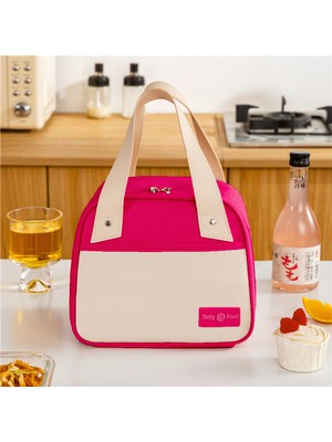 Piknik Çantası Sıcak Soğuk Isı Tutucu Yemek Taşıma Beslenme Günlük Iş Yeri ve Seyahat Yemek Çantası