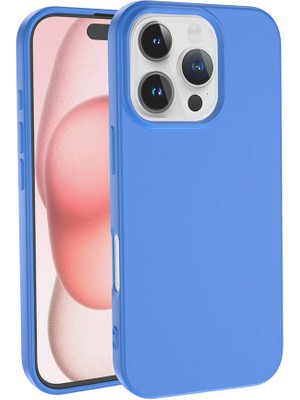 Heptek İletişim iPhone 16 Pro Kılıf Lansman Içi Kadife Soft Yumuşak Dokulu Liquid Silikon Kapak Lsr