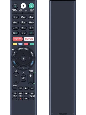 Ata Elektronik Sony TV  Kumandası RMF-TX310E Sesli  Sony Bravia Smart TV KD-43XF8096 KD-43XF8588 KD-49XE8004 - Bravia OLED LED 4K 8K UHD Smart Android Google TV