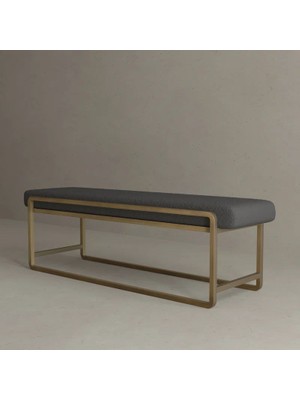 Edora Havuz Antrasit Bench Puf