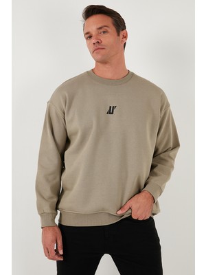 Buratti Regular Fit Bisiklet Yaka Pamuklu Içi Tüylü Yumuşak Şardonlu Sweat Erkek Sweat 5905405