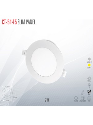 Cata CT-5145 Slim LED Panel 20 Adet