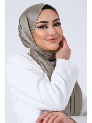 Çağla Harem Scarf Kristal Saten Şal