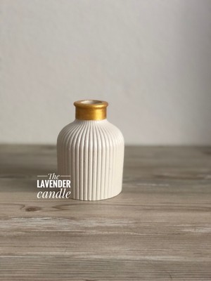 The Lavender Candle Gold Detaylı Set